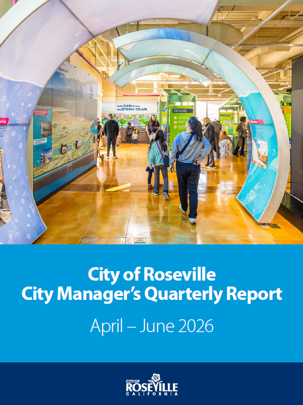 City Manager's quarterly report cover for April-June 2026